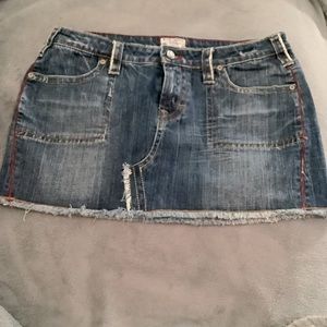 Jean Skirt size 7 kali denim
